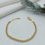 دستبند زنجیری طلا زنانه