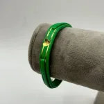 دستبند طلا چرم زنانه