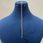 دستبند طلا فیگارو زنانه