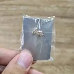 گوشواره اشکی طلا دخترانه
