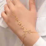 دستبند طلا تمیمه زنانه