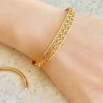 دستبند طلا توری زنانه