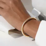 دستبند طلا کشی زنانه