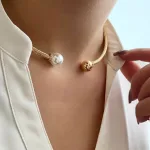 گردنبند طلا طوق دخترانه